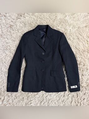 Child’s Size 10R Navy RJ Classics Horseback Riding Show Coat. Good Condition.